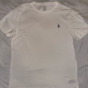 Polo Ralph Lauren, white t shirt, medium, custom slim fit, never worn